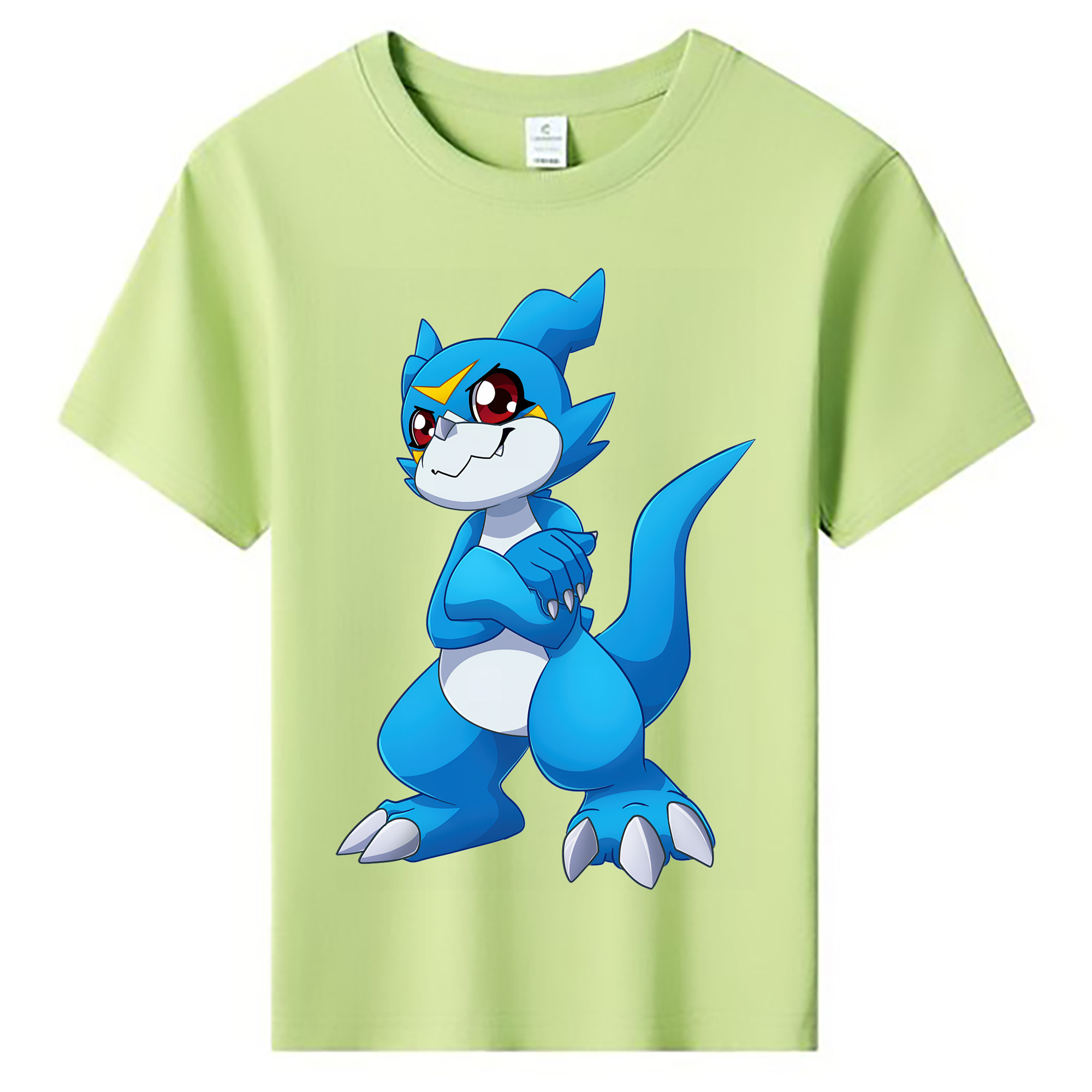 （画像用） Digimon デジタルモンスター/デジモン 綿100％キッズTシャツ（フロントプリント）